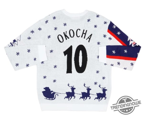 Okocha 10 Jay Jay Christmas Ugly Sweater Celebrate Soccer And The Holidays In Style trendingnowe 2