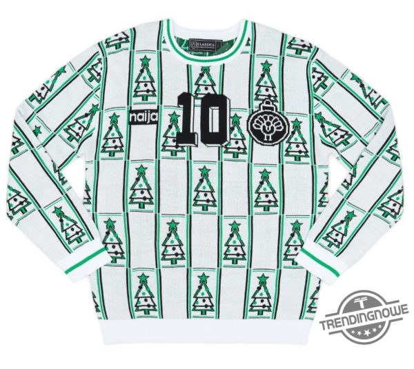 Okocha 10 Naija Christmas Ugly Sweater Nigerianinspired Festive Sweater trendingnowe 1