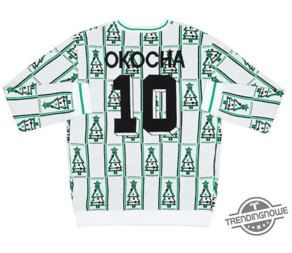 Okocha 10 Naija Christmas Ugly Sweater Nigerianinspired Festive Sweater trendingnowe 2