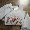 Christmas Friends Crewneck Sweatshirts Holiday Sweater Christmas Sweater Embroidered Sweatshirt Gingerbread Santa Gift Disney Christmas Shirt revetee 1 1