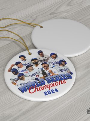 Los Angeles Dodgers World Series Champions 2024 Ornaments Dodgers World Series Ornament Dodgers Championship Ornament revetee 2