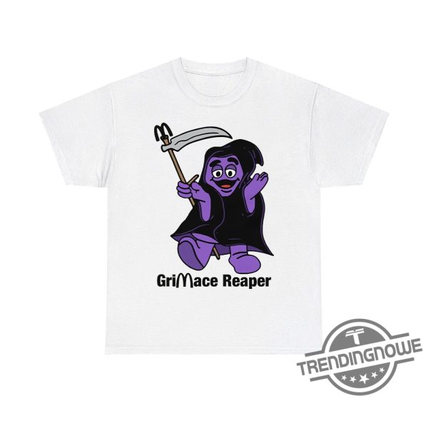 Grimace Reaper Mcdonalds Shirt Playful And Edgy Mcdonaldsinspired Tee trendingnowe 2