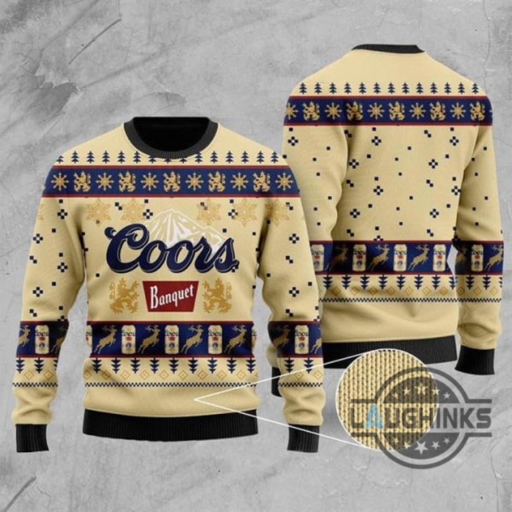 Coors Banquet Ugly Christmas Sweater