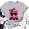 Donald Trump Shirt Sweatshirt Trump Bubble Gum Shirt Funny Trump Shirt Trump Pink Sun Glasses T Shirt Donald Trump Pink Shirts revetee 1