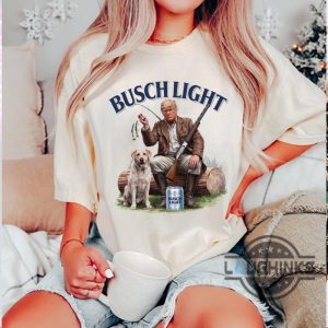 busch light donald trump shirt beer hunting graphic tee gift for hunters