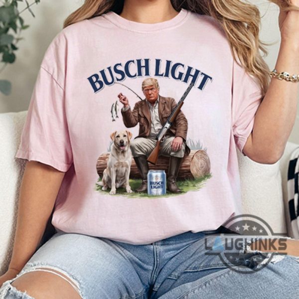 busch light donald trump shirt beer hunting graphic tee gift for hunters