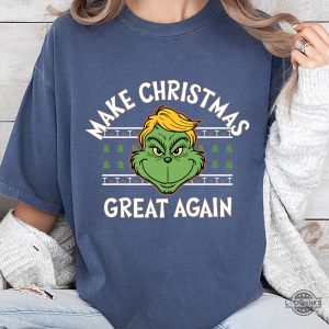 green trump make christmas great again t shirt sweatshirt hoodie graphic tee