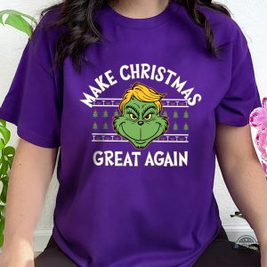 green trump make christmas great again t shirt sweatshirt hoodie graphic tee