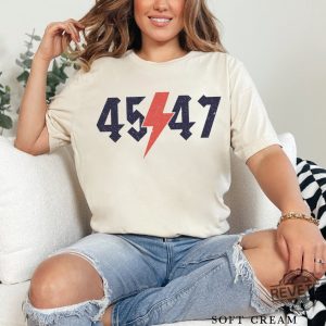 Trump 2024 T Shirt 45 47 Presidential Campaign Election Shirt Rock Band Style Patriotic Political Tee Trump 47 Shirt revetee 3