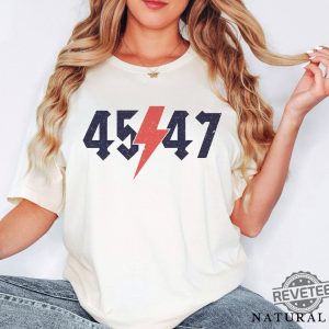 Trump 2024 T Shirt 45 47 Presidential Campaign Election Shirt Rock Band Style Patriotic Political Tee Trump 47 Shirt revetee 5