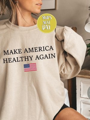 Make America Healthy Again Sweatshirt Support Trump Shirt Trump Vance 24 Sweater Make America Healthy Again Shirt Hoodie revetee 2