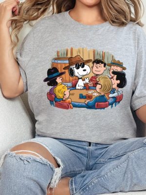 Unisex Snoopy Poker Shirt Gift For Snoopy Lover Shirt Hoodie Sweatshirt revetee 2