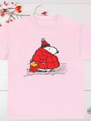 Snoopy And Woodstock Puffer Jacket Shirt Cute Puffy Winter Coat Peanuts Snoopy T Shirt Shirt Hoodie Sweatshirt revetee 7