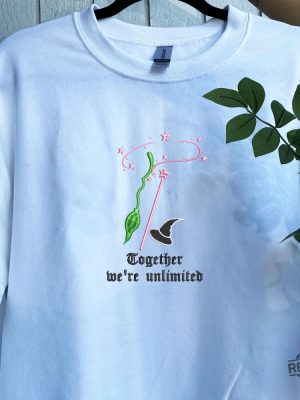 Wickeds Embroidered Sweatshirt Elphaba And Glinda Besties T Shirt Broadway Musical Movie Sweatshirt Bff Gift revetee 2