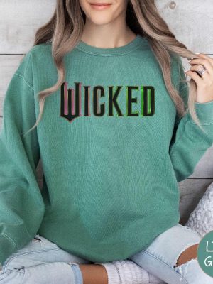 Wicked The Movie Sweatshirt Wicked Shirt Elphaba And Glinda T Shirt Hoodie Sweatshirt revetee 4