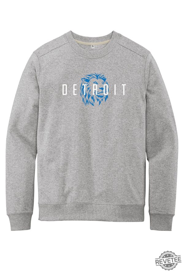 Detroit Lions Embroidered Crewneck Sweatshirt Shirt Hoodie Gift For Detroit Lions Fan revetee 2