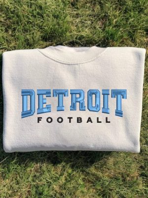 Vintage Detroit Lions Embroidered Sweatshirt Detroit Lions Embroidered Shirt Hoodie Detroit Lions Shirt revetee 2