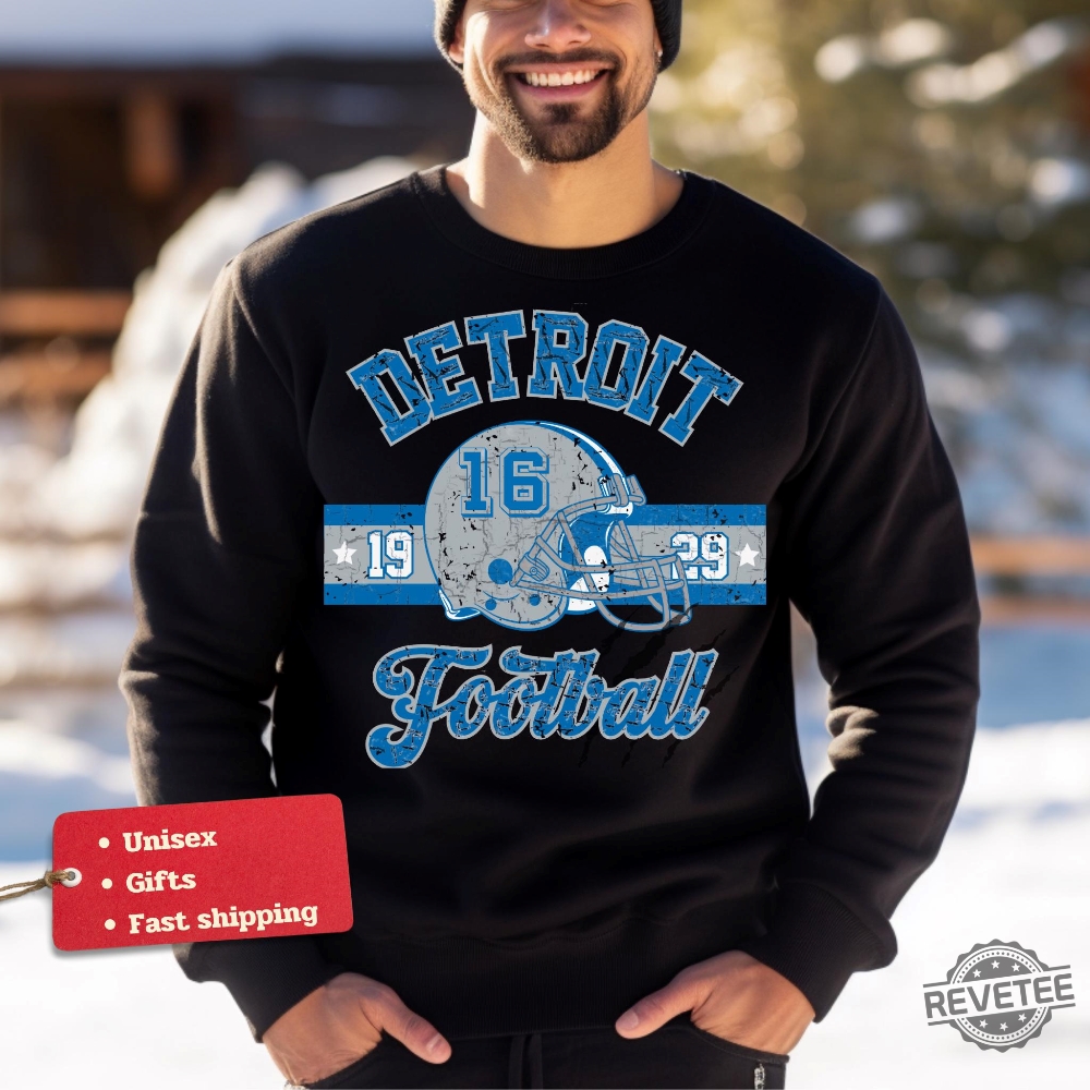 Vintage Detroit Lions Sweatshirt Detroit Lions Hoodie Detroit Lions Shirts Retro Lions Sweatshirt Detroit Lions Shirt