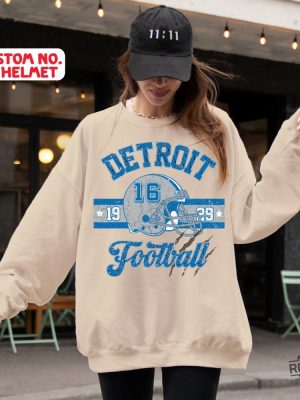 Vintage Detroit Lions Sweatshirt Detroit Lions Hoodie Detroit Lions Shirts Retro Lions Sweatshirt Detroit Lions Shirt revetee 3