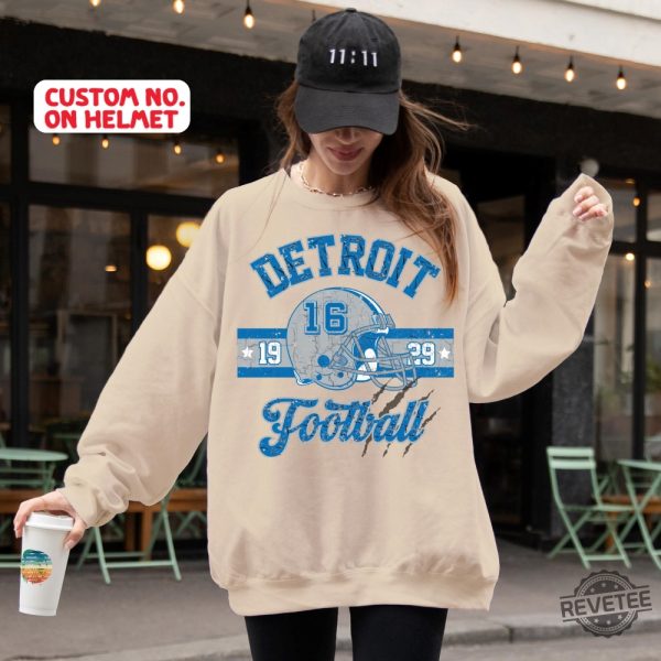 Vintage Detroit Lions Sweatshirt Detroit Lions Hoodie Detroit Lions Shirts Retro Lions Sweatshirt Detroit Lions Shirt revetee 3