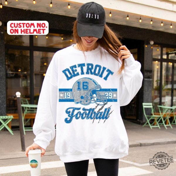 Vintage Detroit Lions Sweatshirt Detroit Lions Hoodie Detroit Lions Shirts Retro Lions Sweatshirt Detroit Lions Shirt revetee 4