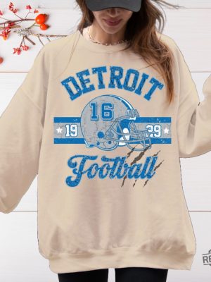 Vintage Detroit Lions Sweatshirt Detroit Lions Hoodie Detroit Lions Shirts Retro Lions Sweatshirt Detroit Lions Shirt revetee 5