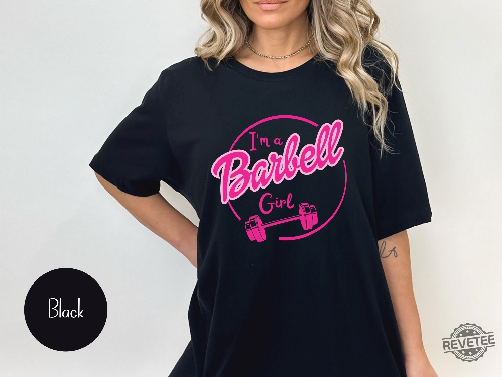 Im A Barbell Girl Workout Shirt Barbell Girl Crossfit Shirt Weightlifting Shirt Gym Girl Shirt Cute Gym Shirt Powerlifting Workout Shirt Hoodie Sweatshirt