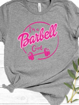 Im A Barbell Girl Workout Shirt Barbell Girl Crossfit Shirt Weightlifting Shirt Gym Girl Shirt Cute Gym Shirt Powerlifting Workout Shirt Hoodie Sweatshirt revetee 4