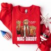 Trump Mac Daddy Sweatshirt Funny Trump Fast Food Hoodie Trump Support Team Trump Maga Shirt Funny Trump Fries Election 2024 Sweater revetee 1