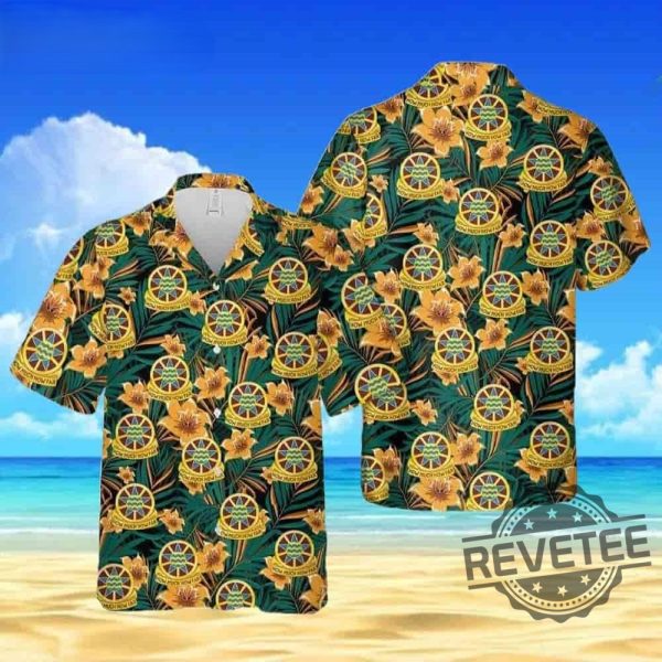 1144Th Transportation Battalion Us Army Hawaiian Shirt Button Up Shirt revetee 1