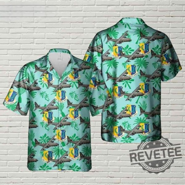 129Th Rescue Wing Lockheed Hc 130 Hawaiian Shirt Button Up Shirt revetee 2