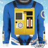 2001 A Space Odyssey Blue Ugly Sweater 2001 A Space Odyssey Blue Sweatshirt revetee 1