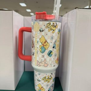 starbucks coffee winnie the pooh 40oz stanley tumbler dupe