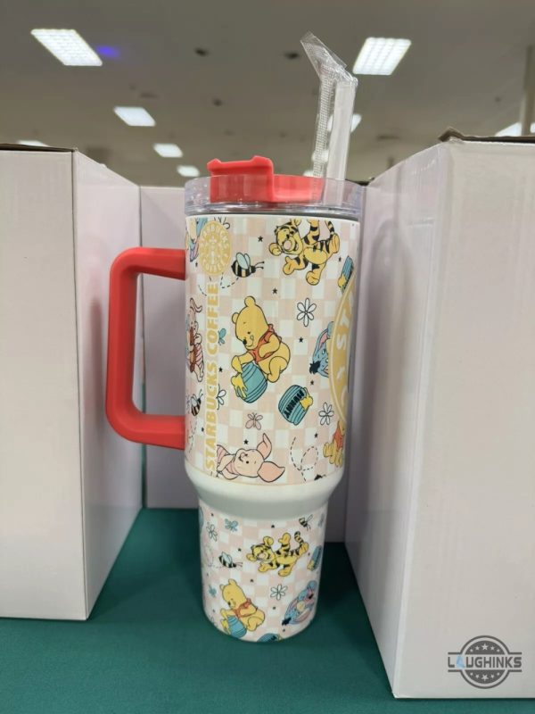 starbucks coffee winnie the pooh 40oz stanley tumbler dupe