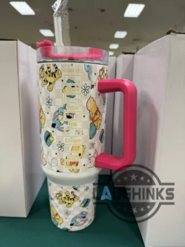 starbucks coffee winnie the pooh 40oz stanley tumbler dupe