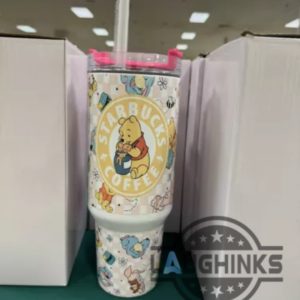 starbucks coffee winnie the pooh 40oz stanley tumbler dupe