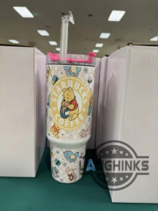 starbucks coffee winnie the pooh 40oz stanley tumbler dupe