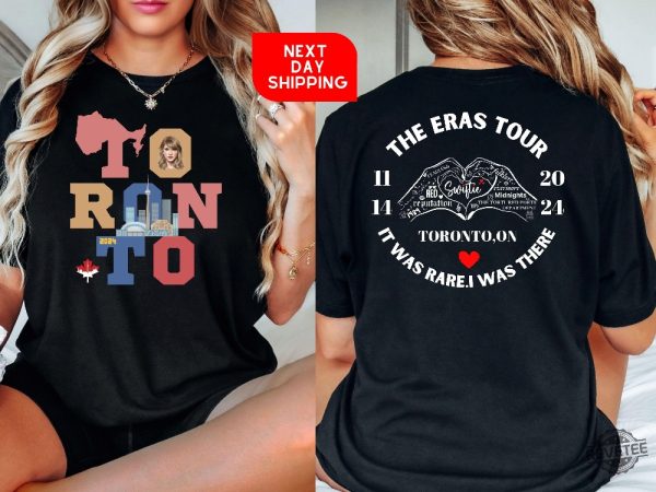 Taylor Swift Toronto Nights Personalized Shirt Toronto Canada Eras Tour Date 1114 Custom Date Sweatshirt Fan Merch Gift Concert revetee 1