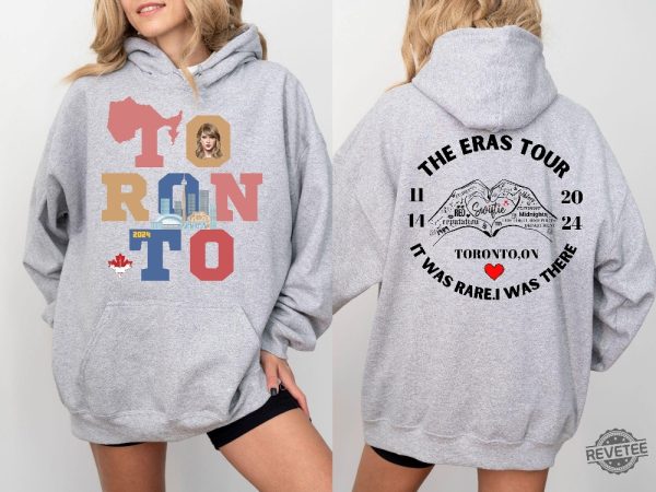 Taylor Swift Toronto Nights Personalized Shirt Toronto Canada Eras Tour Date 1114 Custom Date Sweatshirt Fan Merch Gift Concert revetee 2