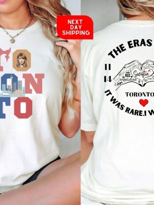 Taylor Swift Toronto Nights Personalized Shirt Toronto Canada Eras Tour Date 1114 Custom Date Sweatshirt Fan Merch Gift Concert revetee 4