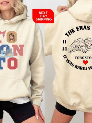 Taylor Swift Toronto Nights Personalized Shirt Toronto Canada Eras Tour Date 1114 Custom Date Sweatshirt Fan Merch Gift Concert revetee 5