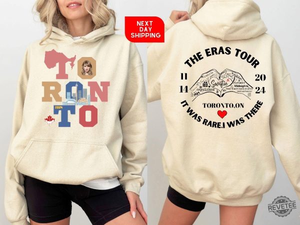 Taylor Swift Toronto Nights Personalized Shirt Toronto Canada Eras Tour Date 1114 Custom Date Sweatshirt Fan Merch Gift Concert revetee 5