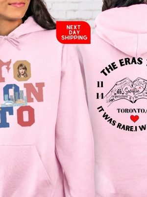 Taylor Swift Toronto Nights Personalized Shirt Toronto Canada Eras Tour Date 1114 Custom Date Sweatshirt Fan Merch Gift Concert revetee 6