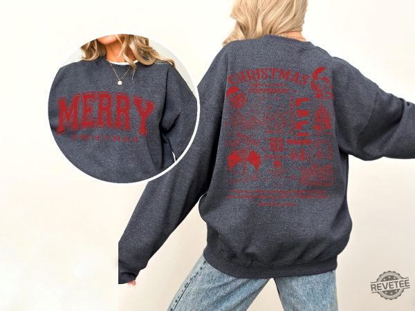 Merry Swiftmas Crewneck Sweatshirt Hoodie T Shirt Christmas Gift Swiftie Sweater Gift revetee 6