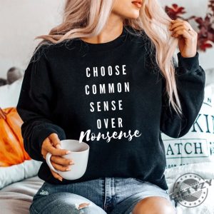 Unique Humor Tee Choose Wit Over Nonsense Shirt giftyzy 1 3