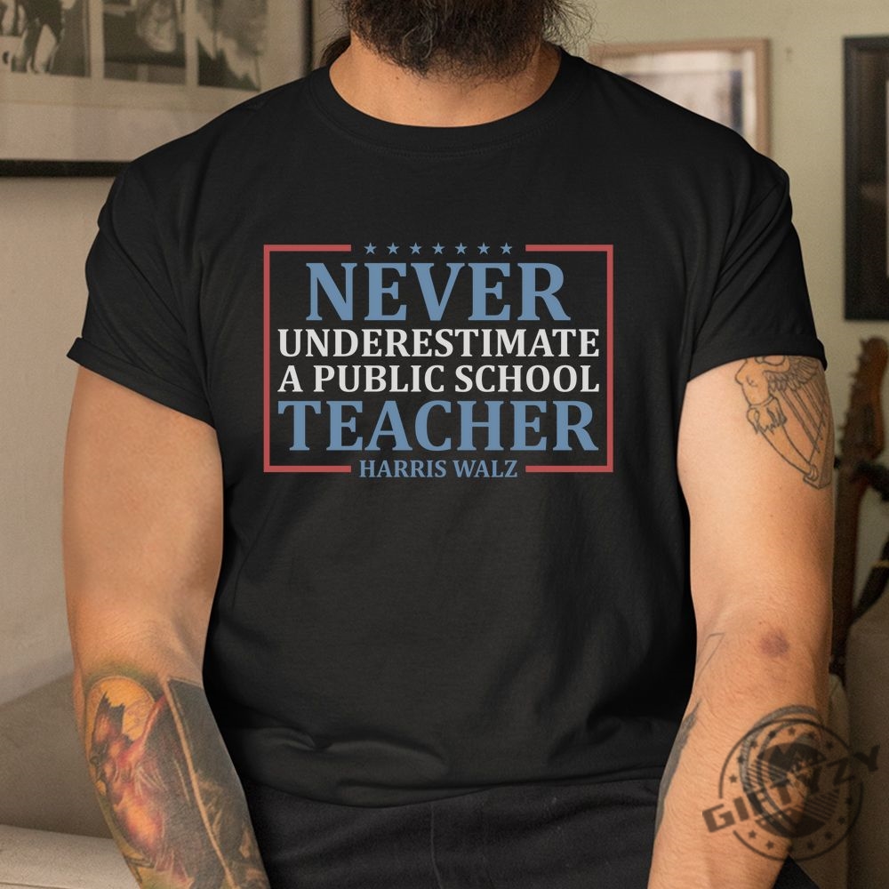 Funny Public School Teacher Shirt  Unique  Humorous Gift