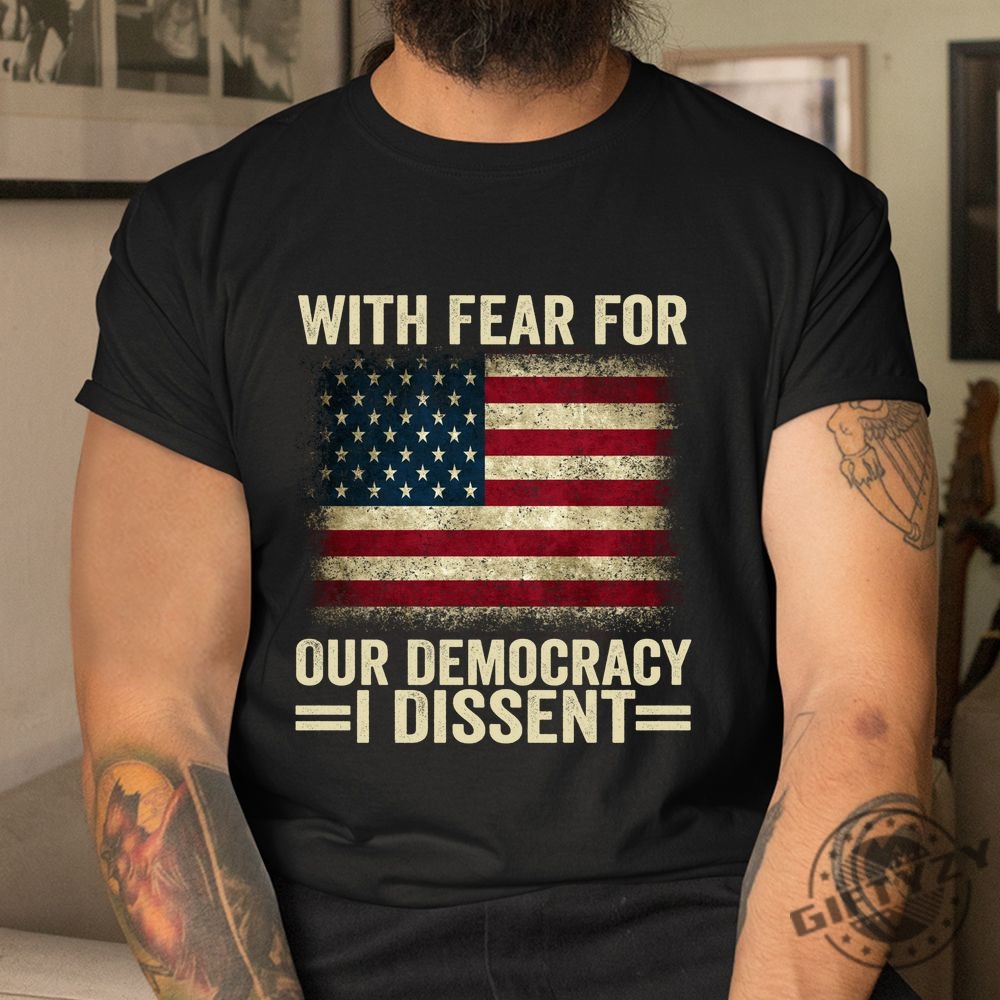 Dissent With Humor Unique Democracy Tshirt Sale