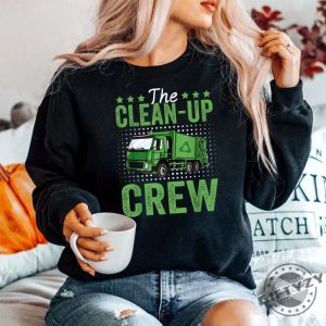 Funny Trash Truck Driver Tee Unique Cleanup Crew Shirt giftyzy 1 2