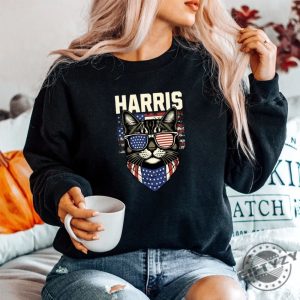 Unique Hilarious Cat Lady Harris Tee For Laughs giftyzy 1 2