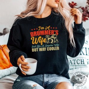 Drummers Wife Shirt Unique Funny Gift giftyzy 1 2